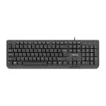 Clavier à membrane Natec Trout AZERTY USB filaire noir profil bas