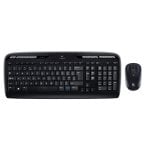 Teclado de membrana Logitech MK330 Layout US Wireless com rato incluído Teclado de membrana Logitech MK330 Layout US Wireless com rato incluído