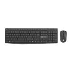 Teclado de membrana NATEC SQUID Layout US Internacional Sem Fio com rato Teclado de membrana NATEC SQUID Layout US Internacional Sem Fio com rato