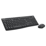 Teclado de membrana Logitech 920-012077 Layout US grafite com rato sem fios Teclado de membrana Logitech 920-012077 Layout US grafite com rato sem fios