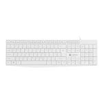 Clavier à membrane NATEC NAUTILUS QWERTY USB Blanc grandes touches