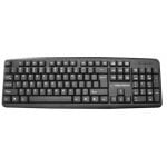 Clavier à membrane Esperanza EK134 AZERTY filaire USB ergonomique noir