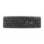 Clavier à membrane Esperanza TKR101 Layout EN/RU USB filaire ergonomique