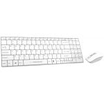 Clavier sans fil Esperanza EK122W QWERTY complet avec souris blanc