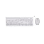 Teclado membrana HP Combo 230 Layout PT branco sem fios com rato
