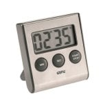 Temporizador digital GEFU CONTARE preto aço inox até 99 min