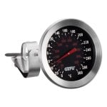 Termómetro Analógico GEFU SIDO 140 mm Inox Preto Visor Analógico