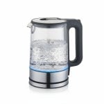 Wasserkocher Maestro MR053 1,7 L 2200 W Glas schwarz Überhitzungsschutz