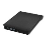 Grabadora DVD-RW Externa Qoltec 51857 Negra SATA para Portátil Plug and Play Grabadora DVD-RW Externa Qoltec 51857 Negra SATA para Portátil Plug and Play