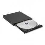 Unidad óptica Qoltec 51858 Externa DVD-RW USB 2.0 eSATA Negra Unidad óptica Qoltec 51858 Externa DVD-RW USB 2.0 eSATA Negra