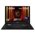 MSI Vector 16 HX AI Laptop 16" Intel Core Ultra 9 275HX 32GB 2TB SSD RTX 5060 Windows 11