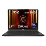 Notebook MSI Stealth 16 AI A2HWFG-076ES 16" Intel Core Ultra 9 285H 64GB 2TB SSD RTX 5060 8GB OLED RGB