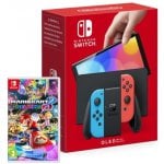 Nintendo Switch OLED Azul Neón/Rojo Neón + Mario Kart 8 Deluxe Nintendo Switch Nintendo Switch OLED Azul Neón/Rojo Neón + Mario Kart 8 Deluxe Nintendo Switch