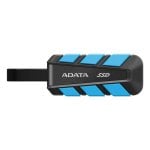 ADATA SC740 SSD Externo USB-C 500GB 10Gbit/s Resistente Preto/Azul ADATA SC740 SSD Externo USB-C 500GB 10Gbit/s Resistente Preto/Azul