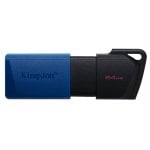 Pen USB Kingston DataTraveler Exodia M 64GB USB 3.2 Gen 1 Preto Azul Pack 2 Pen USB Kingston DataTraveler Exodia M 64GB USB 3.2 Gen 1 Preto Azul Pack 2