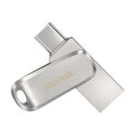 Pen USB SanDisk Ultra Dual Drive Luxe 32GB USB-A/USB-C 150MB/s Aço Pen USB SanDisk Ultra Dual Drive Luxe 32GB USB-A/USB-C 150MB/s Aço