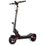 Patinete eléctrico JOYOR T6E 1600W 70 km de autonomía 48V doble motor frenos disco todoterreno Negro