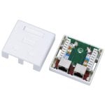 Conector RJ45 Alantec GN004 Branco Fêmea montagem fácil Conector RJ45 Alantec GN004 Branco Fêmea montagem fácil