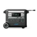 Estacao de energia Anker SOLIX F2000 2048Wh 3 saídas AC 5 portas USB Bateria LiFePO4 Ecrã LCD Rodas Carga solar Estacao de energia Anker SOLIX F2000 2048Wh 3 saídas AC 5 portas USB Bateria LiFePO4 Ecrã LCD Rodas Carga solar
