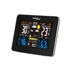Stazione meteo Greenblue 46004 display LCD igrometro termometro barometro nero