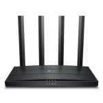 Router TP-Link Archer AX17 WiFi 6 Doble Banda 1501Mbps Gigabit QoS Negro Router TP-Link Archer AX17 WiFi 6 Doble Banda 1501Mbps Gigabit QoS Negro