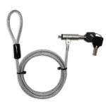 Techly IQ-LOK-15-K Cabo de Segurança para Portátil com Chave 1,8 m Prata Techly IQ-LOK-15-K Cabo de Segurança para Portátil com Chave 1,8 m Prata