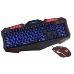 Teclado gaming de membrana Esperanza EGK3000 Layout UK retroiluminado con ratón incluido