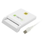 Techly Compact Smart Card Reader/Writer USB2.0 Branco I-CARD CAM-USB2TY Techly Compact Smart Card Reader/Writer USB2.0 Branco I-CARD CAM-USB2TY