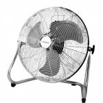 Ventilateur Esperanza Cyclone 45 cm 3 vitesses aluminium chrome robuste