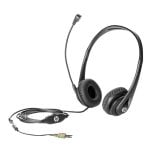 Auriculares HP Profesionales v2 con cable Jack 3,5 mm para llamadas y música con Cancelación de Ruido, negro Auriculares HP Profesionales v2 con cable Jack 3,5 mm para llamadas y música con Cancelación de Ruido, negro