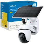 Câmera de vigilância TP-Link Tapo TC90 2K Visão Noturna Externa Áudio Bidirecional Sirene Solar