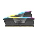 Memória RAM Corsair Vengeance RGB 64GB 2x32GB DDR5 6000MHz CL40 Intel XMP AMD EXPO Cinzento Memória RAM Corsair Vengeance RGB 64GB 2x32GB DDR5 6000MHz CL40 Intel XMP AMD EXPO Cinzento