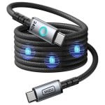 Cavo USB-C INIU C22-P1 1,2 m Magnetico 240W Nero