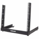 Intellinet Rack Abierto de 19" para Escritorio, 8U, Negro Intellinet Rack Abierto de 19" para Escritorio, 8U, Negro