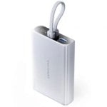 Powerbank Vention FHZM0 10000 mAh 22,5 W USB-C Lightning USB-A Gris Lampe