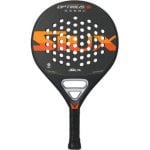 Pala Pádel Siux Optimus 5 Redonda Fibra Vidrio EVA Media/Dura Negra Naranja Pala Pádel Siux Optimus 5 Redonda Fibra Vidrio EVA Media/Dura Negra Naranja