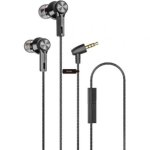 Auriculares Qubo EB-100 mit Kabel 3,5 mm Klinke, Mikrofon, In-Ear, Grau