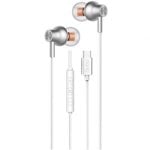 Auriculares Qubo AU-300C con cable USB-C Micrófono Control de Volumen Blancos Auriculares Qubo AU-300C con cable USB-C Micrófono Control de Volumen Blancos