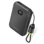 Powerbank Vention FKAB0-C 10000mAh 22.5W Schwarz USB-C USB-A Reisezugelassen