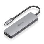 Dock USB-C Aisens ASUC-5P028-GR 1xHDMI 4K 2xUSB-A 2xUSB-C 100W PD Gris Dock USB-C Aisens ASUC-5P028-GR 1xHDMI 4K 2xUSB-A 2xUSB-C 100W PD Gris