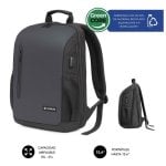 Rucksack Subblim Nomad Xpand Air Padding 15,6" USB-C wasserabweisend recycelter Polyester