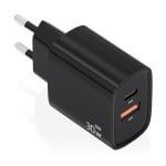 Cargador GaN Aisens A110-0953 30W 1xUSB-C PD3.0 QC4.0 1xUSB-A QC3.0 Negro Cargador GaN Aisens A110-0953 30W 1xUSB-C PD3.0 QC4.0 1xUSB-A QC3.0 Negro