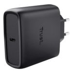 Cargador Trust Maxo GaN 65W USB-C Schwarz Power Delivery 3.0 PPS 2m Kabel