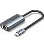 Adaptador Vention CFPHB USB-C para RJ45 Gigabit Ethernet 0,15 m Alumínio