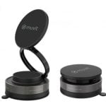 Supporto smartphone Muvit MCCHL0035 magnetico universale pieghevole ventosa nero Supporto smartphone Muvit MCCHL0035 magnetico universale pieghevole ventosa nero