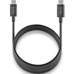 Cable USB-C NGS Zyro 60W-1 Negro 1m Carga Rápida PVC 480 Mbps Cable USB-C NGS Zyro 60W-1 Negro 1m Carga Rápida PVC 480 Mbps