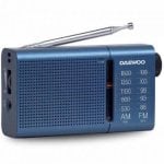 Radio Daewoo DW1036 portátil analógica AM/FM azul con jack 3.5mm