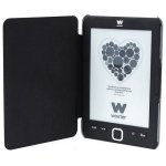 E-Book-Hülle Woxter EB26-009 Universal 6" Leder Schwarz mit Leselicht