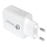 Caricatore Leotec LECSPH30W2W GaN 30W 1xUSB-C PD 1xUSB-A Bianco