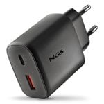 Cargador NGS ERA 45W Black GaN USB-C USB-A Carga Rápida Universal Cargador NGS ERA 45W Black GaN USB-C USB-A Carga Rápida Universal